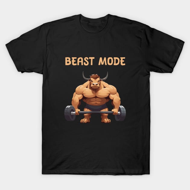 Beast mode T-Shirt by Patterns-Hub